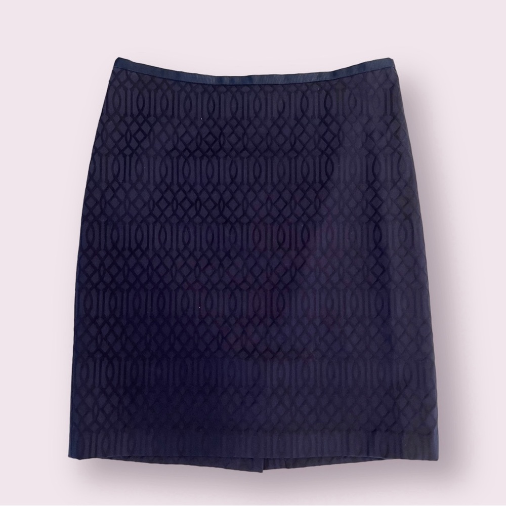 J. McLaughlin Navy Pencil Skirt